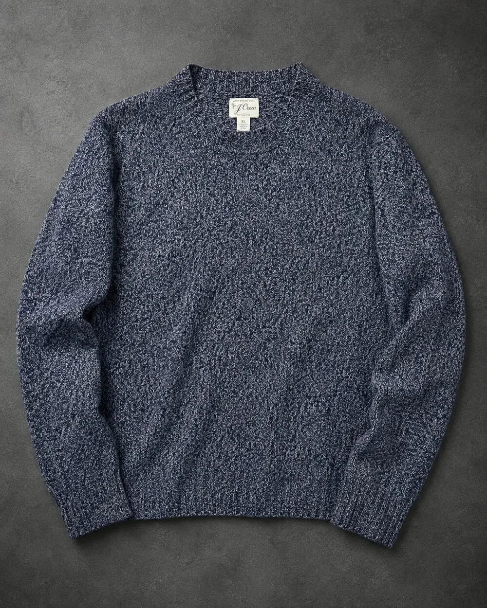 J.Crew Rugged Merino Wool Blend Crewneck Sweater XL